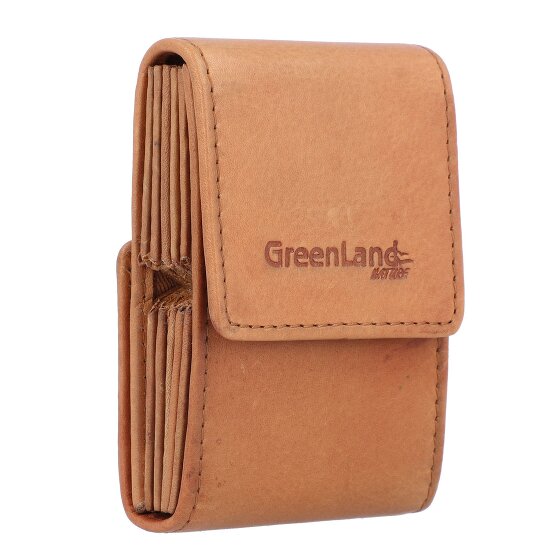 Greenland Nature GreenLand NATURE Etui na karty kredytowe Ochrona RFID Skórzany 7 cm