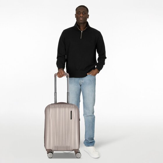 Polestream Moonrock 4 kółka Walizka kabinowy S 55 cm z plisą rozprężną