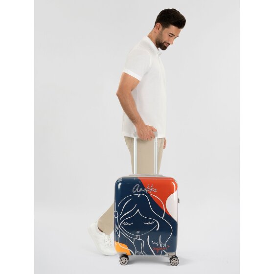 Anekke Eikon 4 kółka Walizka kabinowy 55 cm z plisą rozprężną