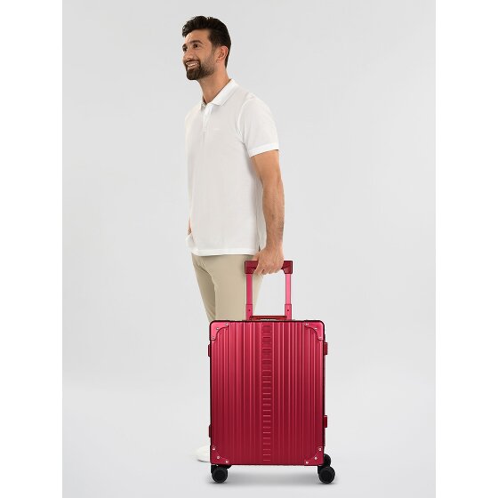 Aleon Walizka kabinowa Traveler Domestic z 4 kółkami, Aluminium, 55 cm