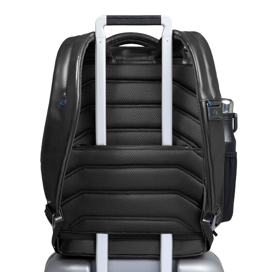 Piquadro Blue Square Plecak Skórzany 42 cm Komora na laptopa