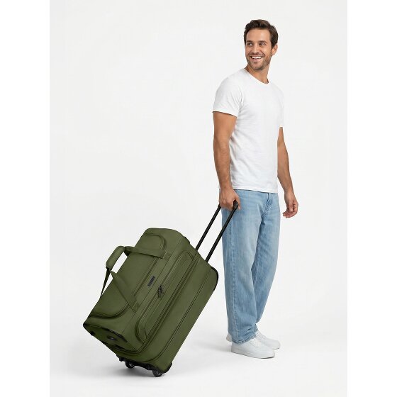 Redolz Torba podróżna na 2 kółkach Duffle Essentials 55 cm M z klapą rozporową