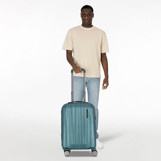 Polestream Moonrock 4 kółka Walizka kabinowy S 55 cm z plisą rozprężną