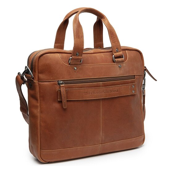 The Chesterfield Brand Montara Teczka Skórzany 37 cm Komora na laptopa