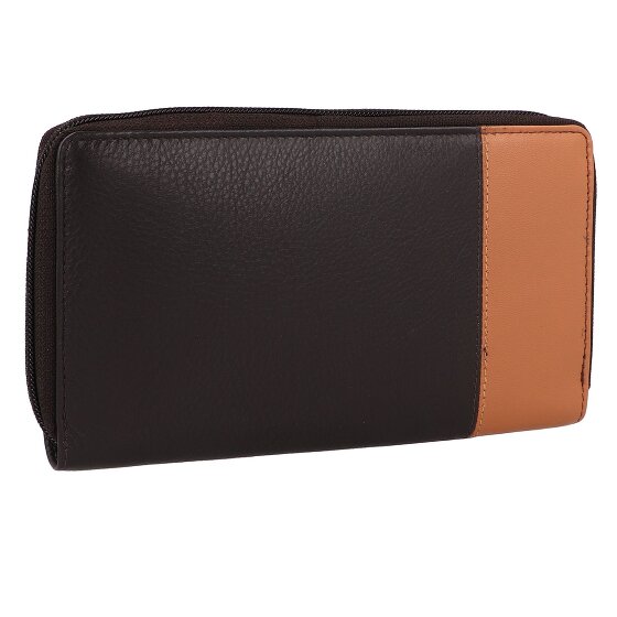 Greenburry Nappa Portfel Ochrona RFID Skórzany 19.5 cm