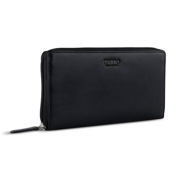 mano Don Andrea Portfel Ochrona RFID Skórzany 19 cm