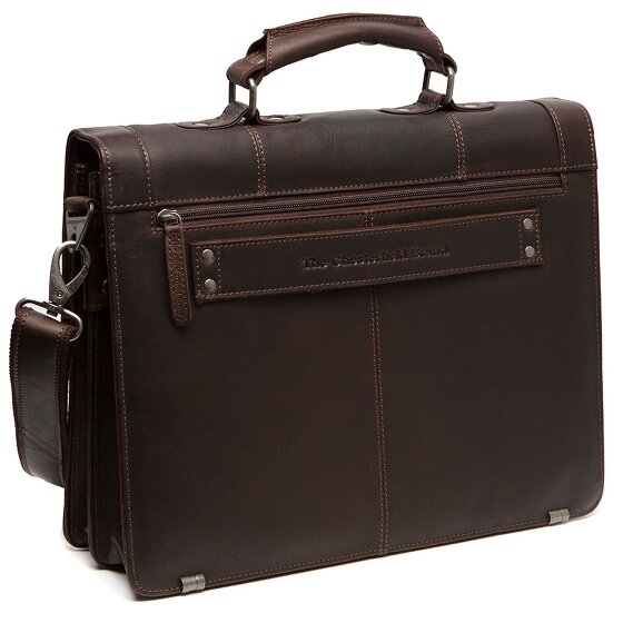 The Chesterfield Brand Stuttgart Teczka Skórzany 38 cm Komora na laptopa