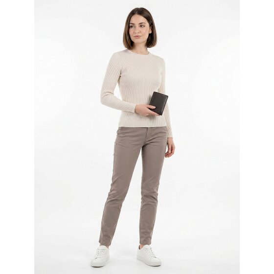 oxmox Leather Portfel Ochrona RFID Skóra 10 cm