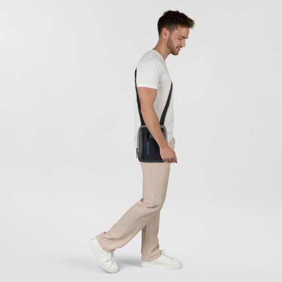 Piquadro Urban Torba na ramię skórzana 17 cm