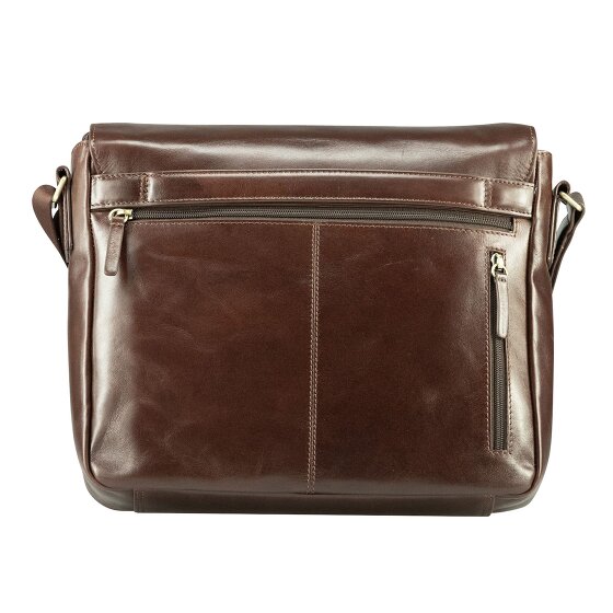 Jost Skagen Briefcase Messenger Skórzany 32 cm Komora na laptopa