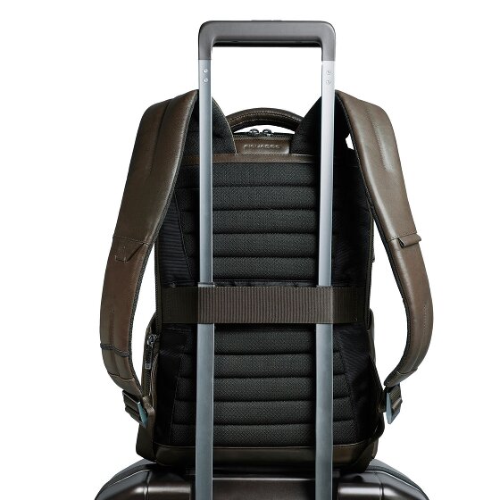 Piquadro Philip Plecak Skórzany 40 cm Komora na laptopa