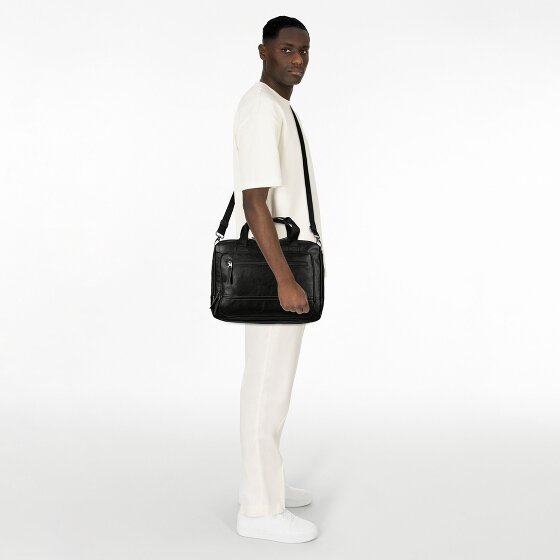 camel active Traces Teczka Skórzany 39 cm Komora na laptopa