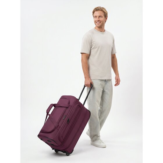 Redolz Torba podróżna na 2 kółkach Duffle Essentials 55 cm M z klapą rozporową