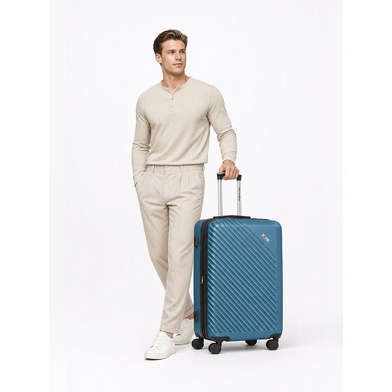 Check.In Paradise 2.0 4 kółka Walizka M 68 cm z funkcją poszerzenia