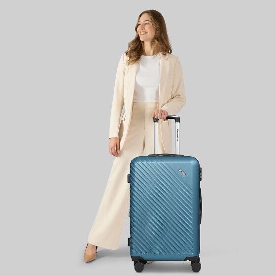 Check.In Paradise 2.0 4 kółka Walizka M 68 cm z plisą rozprężną