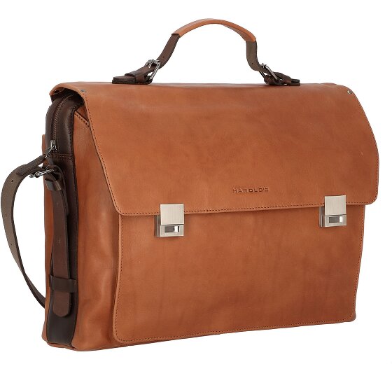 Harold's Skórzana aktówka Ivy 41 cm z przegrodą na laptopa