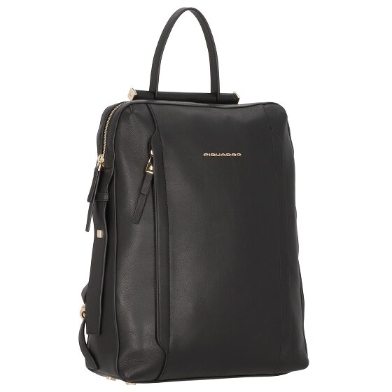 Piquadro Skórzany plecak Circle 41 cm z przegrodą na laptopa