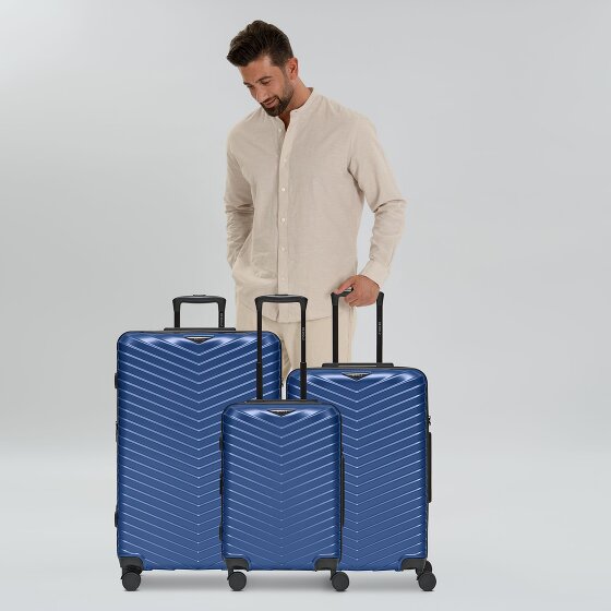 Redolz Essentials 18 4 kółka Zestaw walizek 3-części z plisą rozprężną