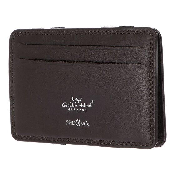 Golden Head Polo Etui na karty kredytowe Ochrona RFID Skóra 7.5 cm