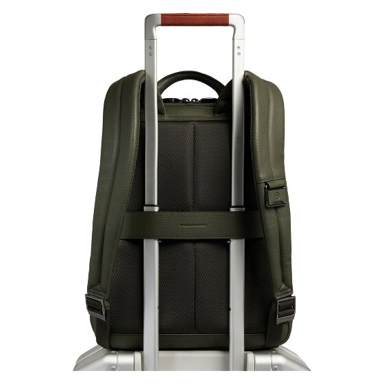 Piquadro Modus Plecak Skórzany 37 cm Komora na laptopa