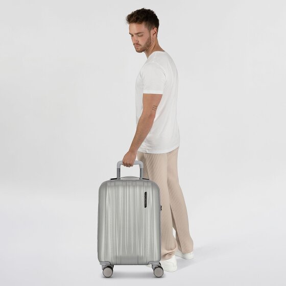 Polestream Moonrock 4 kółka Walizka kabinowy 55 cm z plisą rozprężną