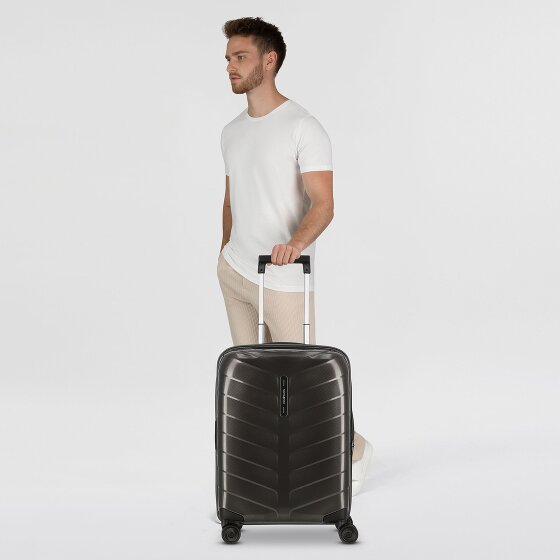 Samsonite Attrix 4 kółka Walizka kabinowy 55 cm z plisą rozprężną