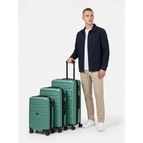 Redolz Essentials 08 3-SET 4 kółka Zestaw walizek 3-części