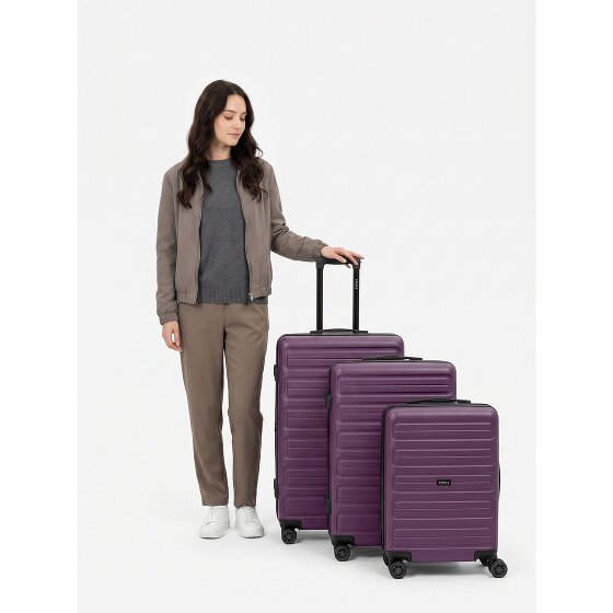 Redolz Essentials 08 3-SET 4 kółka Zestaw walizek 3-części