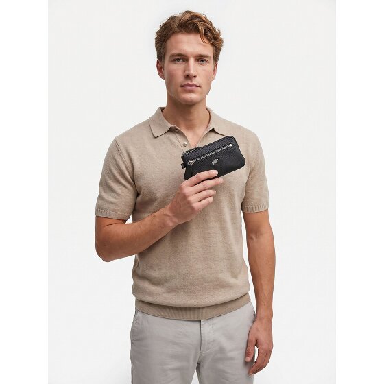 Braun Büffel Golf Edition Portfel z kluczem Skóra 11 cm