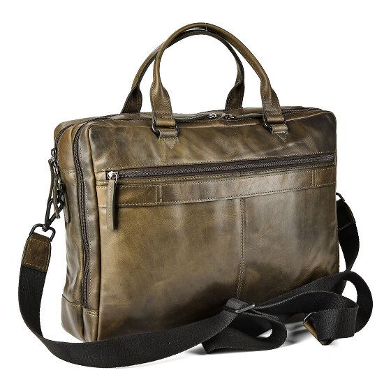 Greenburry Newport Teczka Skórzany 43 cm Komora na laptopa