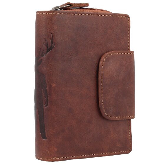 Jack Kinsky Monterey Portfel Ochrona RFID Skórzany 10 cm