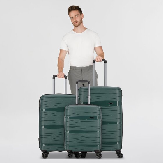 d&n Travel Line 4300 4 kółka Zestaw walizek 3-części