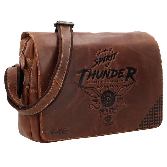 Greenburry Racing Collection Atlanta Briefcase Messenger Skórzany 36 cm