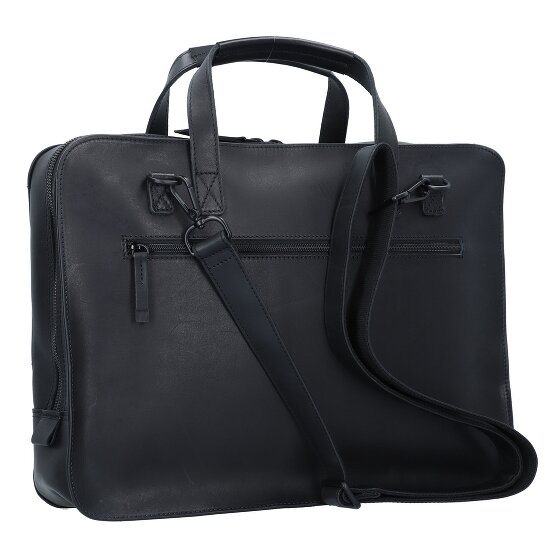 Jost Futura Briefcase Leather 38 cm Komora na laptopa