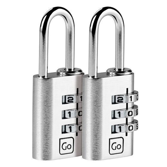 Go Travel Zestaw zamków szyfrowych 2 szt.