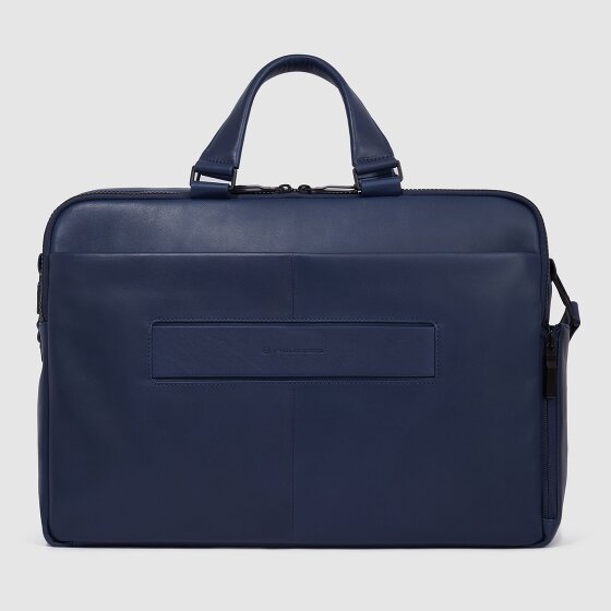 Piquadro David Teczka Skórzany 42 cm Komora na laptopa