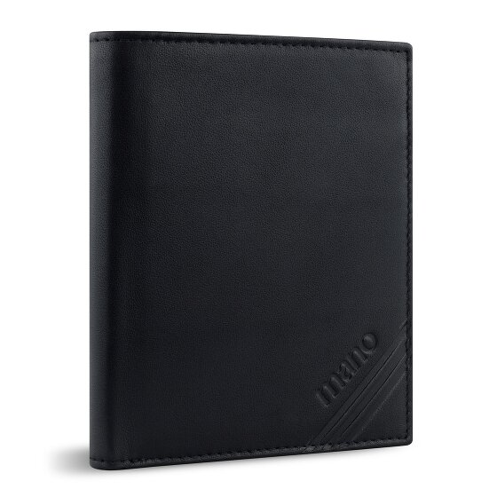 mano Don Antonio Portfel Ochrona RFID Skórzany 10 cm