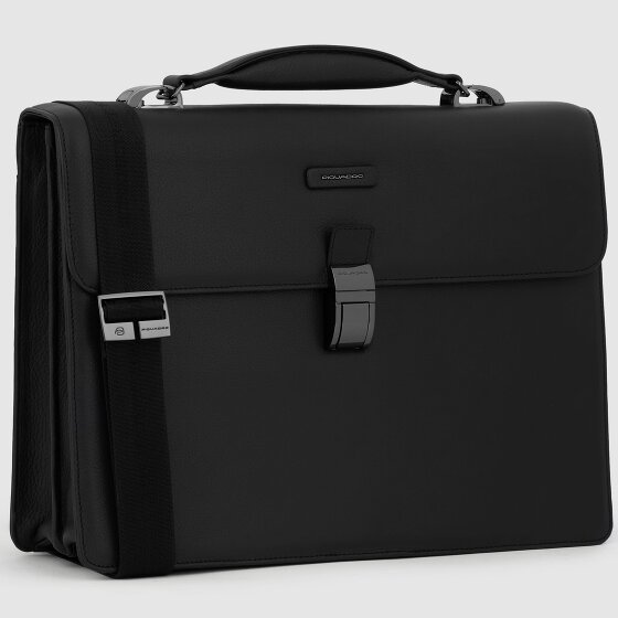 Piquadro Modus Teczka Skórzany 40 cm Komora na laptopa