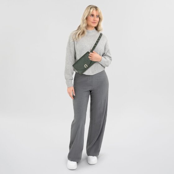 AIGNER Kopertówka Skórzany 19.5 cm