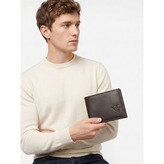 oxmox Leather Portfel Ochrona RFID Skóra 11 cm