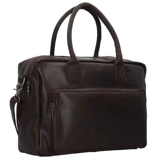 Burkely Vintage Mitch Briefcase Leather 39 cm Komora na laptopa