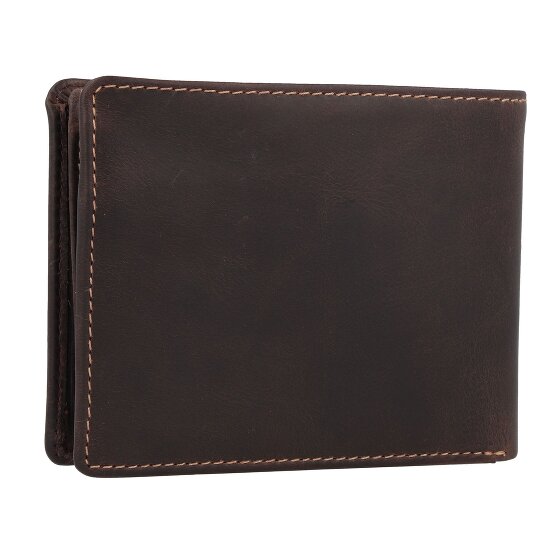 Greenburry Tornado Portfel Ochrona RFID Skórzany 13 cm