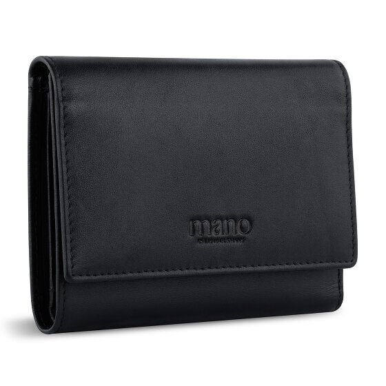mano Don Andrea Portfel Ochrona RFID Skórzany 12.5 cm