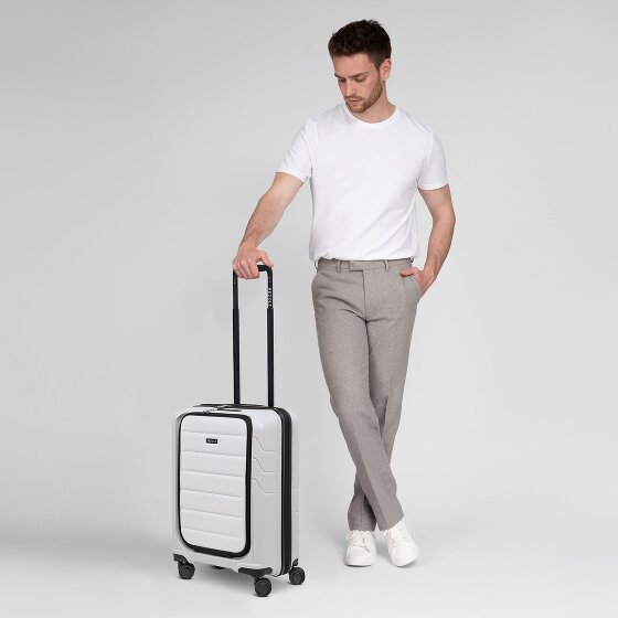 Redolz Essentials 17 4-kołowy wózek kabinowy 55 cm z miękką kieszenią na laptopa