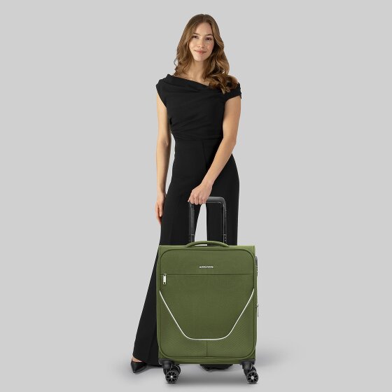 Stratic taska 4-kołowy wózek kabinowy S 55 cm z plisą poszerzającą