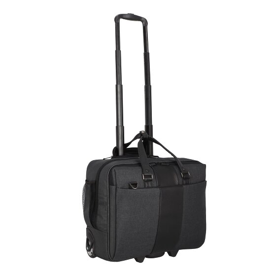 Dermata 2 kółka Walizka biznesowy 46 cm Komora na laptopa