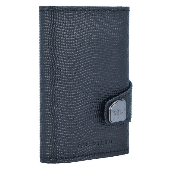 Tru Virtu Etui na karty kredytowe Click & Slide Portfel RFID Skóra 6,5 cm