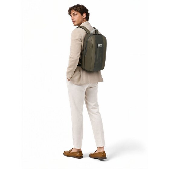 Piquadro Zaino Plecak Skóra 42 cm Komora na laptopa