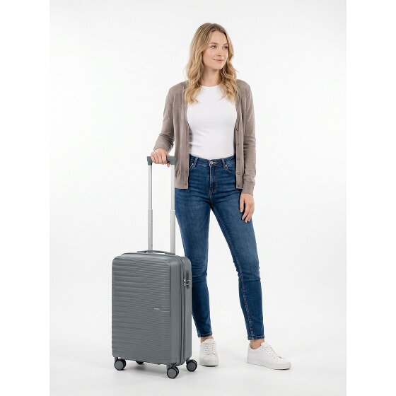 Travelite Pacific 4 kółka Walizka kabinowa S 55 cm