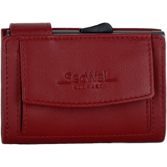SecWal Etui na karty kredytowe SecWal 2 Skórzany portfel RFID 9 cm